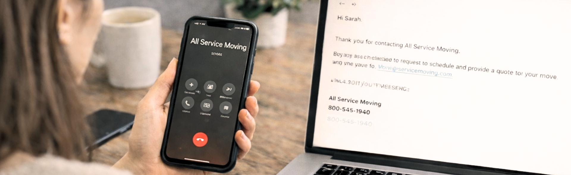 Book Your Move with All Service Moving | Call or Email to Get Your Free Quote